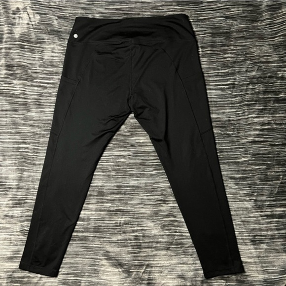 SOLD**Z by Zella xl black leggings with side pockets Rr - Picture 4 of 5